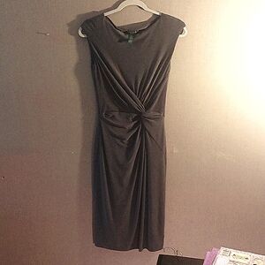 Women's silk dress midi #A4